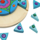 Puzzle Color Solid Wood Mandala