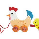 Pull Along Hen + 2 Chicks